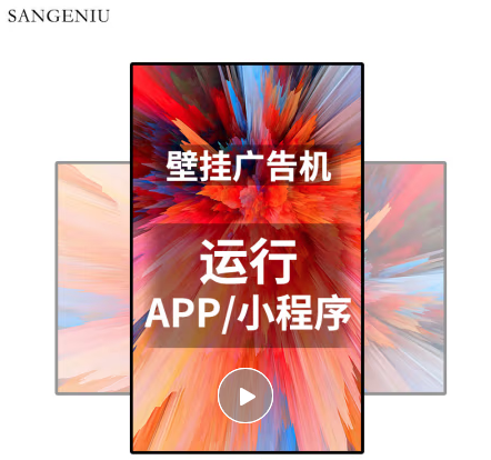 SANGENIU BBG430H 触摸屏 43英寸触摸一体机红外触摸屏信息视窗触控查询机挂壁式广告机显示屏